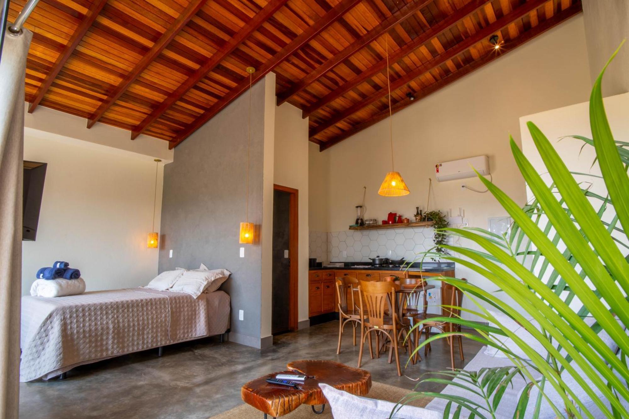 Alto Paraíso de Goiás Lofts Lobo Guaraヴィラ エクステリア 写真